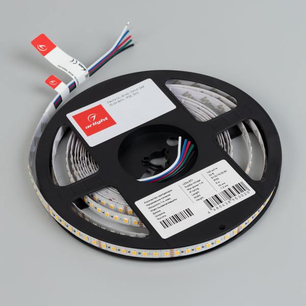 Лента UL-A140-10mm 24V White6000 (5-20 W/m, IP20, 5m) (Arlight, -)