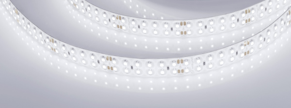 Лента RTW 2-5000SE 24V White 2x2 (3528, 1200 LED, LUX) (Arlight, 19.2 Вт/м, IP65)