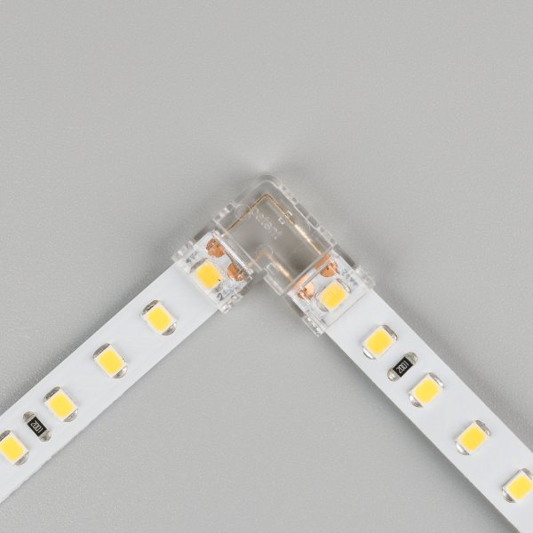 Коннектор угловой FIX-MONO-8mm-2pin-STS (Arlight, Прозрачный)