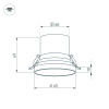 Светильник MS-VOLCANO-BUILT-R65-6W Warm3000 (BK, 38 deg, 230V) (Arlight, IP20 Металл, 5 лет)