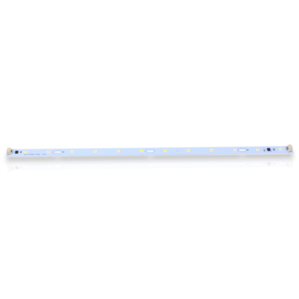 Светодиодная линейка 2835, 12 led, 220V, 6W, 410mm, D183, warm white