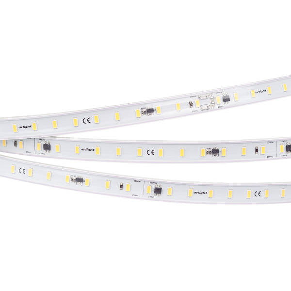 Лента ARL-50000PC-220V Warm3000 (3056, 72 LED/m, IP65) (Arlight, 14 Вт/м, IP65)