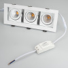 Светильник CL-KARDAN-S260x102-3x9W Day (WH, 38 deg) (Arlight, IP20 Металл, 3 года)