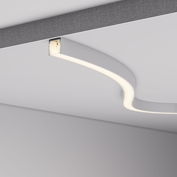 Профиль LINE-3535-BENT-SIDE-2000 ANOD (Arlight, Алюминий)