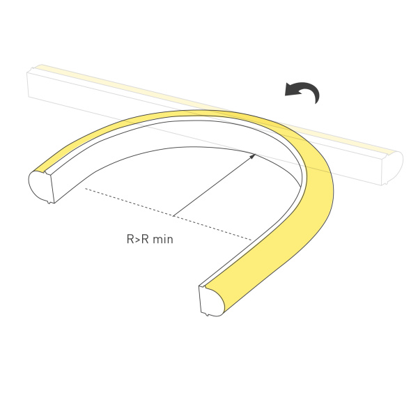 Лента герметичная MOONLIGHT-TOP-G120-16x15mm 24V RGB (12 W/m, IP67, 5m, wire x2) (Arlight, Вывод боковой, 3 года)