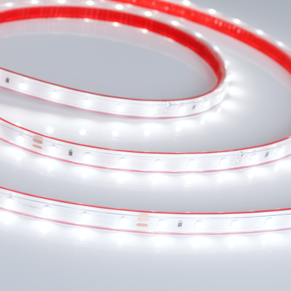 Лента RTW 2-5000PS-50m 24V White6000 (3528, 60 LED/m, LUX) (Arlight, 4.8 Вт/м, IP67)