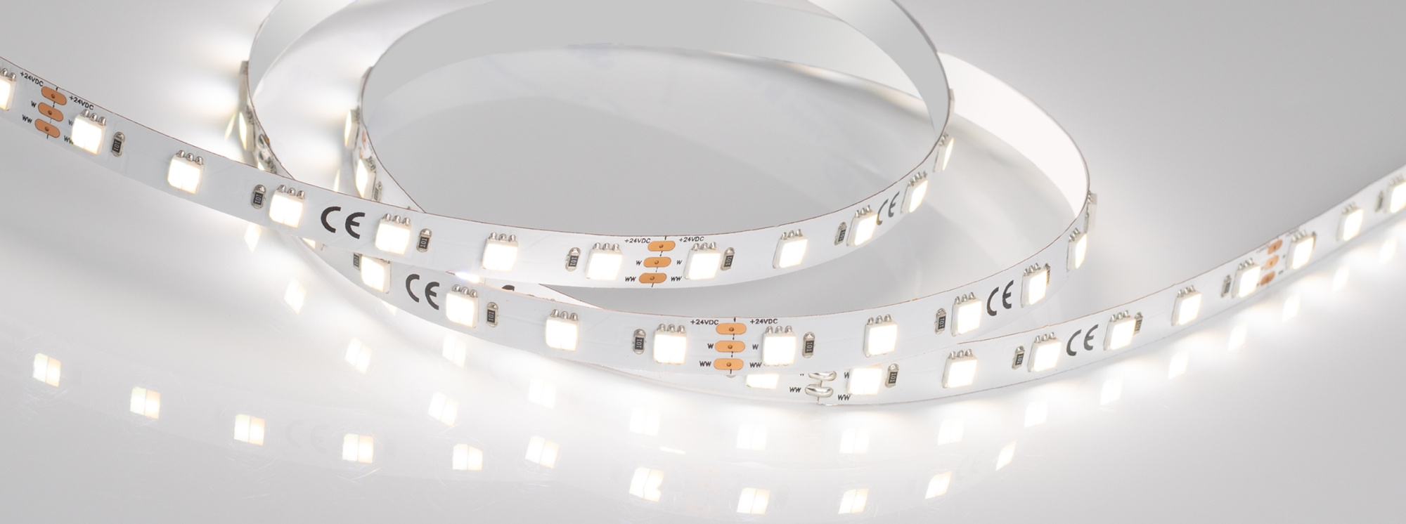 Лента RT 6-5000 24V White-MIX-One 2x (5060, 60 LED/m, LUX) (Arlight, Изменяемая ЦТ)
