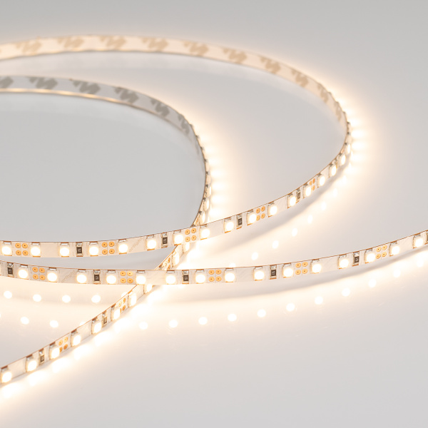 Лента RT 2-5000 12V Warm2700 5mm 2x (3528, 600 LED, LUX) (Arlight, 9.6 Вт/м, IP20)