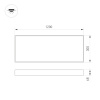 Светильник IM-EMERGENCY-1.5H-S300x1200-45W Warm3000 (WH, 120 deg, 230V) (Arlight, IP40 Металл, 2 года)