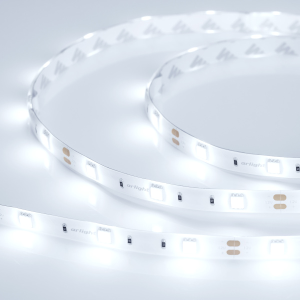 Лента RTW 2-5000SE 12V Cool (5060, 150 LED, LUX) (Arlight, 7.2 Вт/м, IP65)