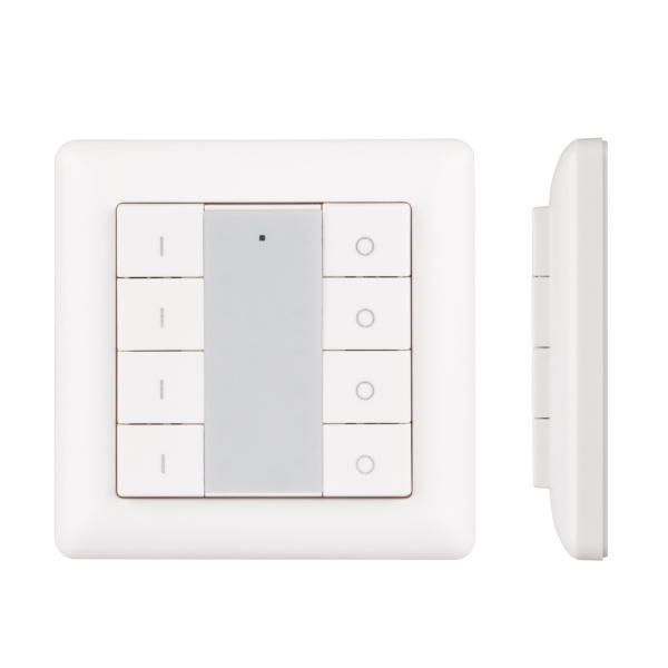 Панель Knob SR-KN9550K8-UP White (KNX, DIM) (Arlight, IP20 Пластик, 3 года)