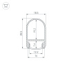 Профиль WARDROBE-1930-2000 ANOD BLACK (Arlight, Алюминий)