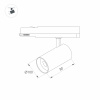 Светильник LGD-NIKA-4TR-R100-20W Day4000 (WH, 24 deg, 230V) (Arlight, IP20 Металл, 5 лет)
