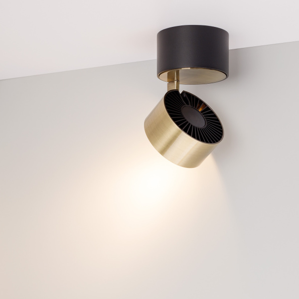 Светильник SP-PLURIO-SURFACE-R77-9W Warm3000 (BK-ABRS, 36 deg, 230V) (Arlight, IP20 Металл, 3 года)