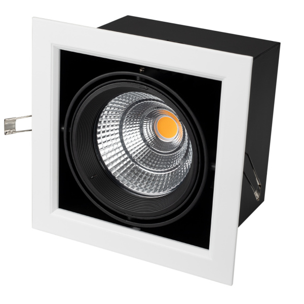 Светильник CL-KARDAN-S190x190-25W White6000 (WH-BK, 30 deg) (Arlight, IP20 Металл, 3 года)