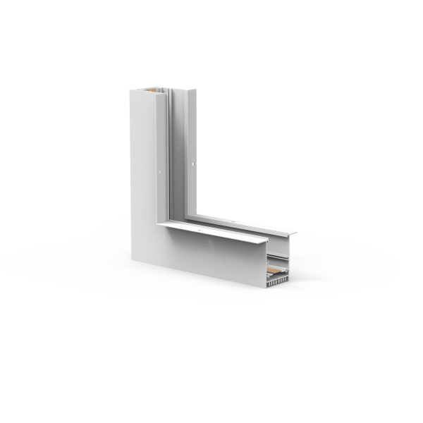 Коннектор угловой MAG-CON-4560-F-L90-INT (WH, 5LN, внутренний) (Arlight, IP20 Металл, 5 лет)