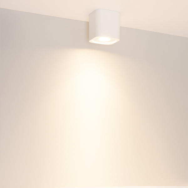 Светильник SP-ACENTO-S95x95-10W Warm3000 (WH, 20-45 deg, 230V) (Arlight, IP20 Металл, 5 лет)