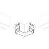 Угол S2-LINE-5470-L90 прямой (Arlight, Металл)