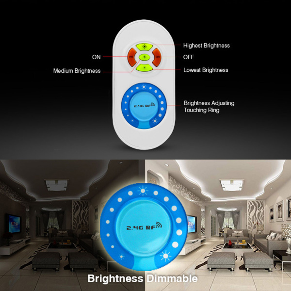 Диммер с пультом Mi-Light FUT021 P824 (Brightness, 12-24V, 120-240W, 2.4GHz)