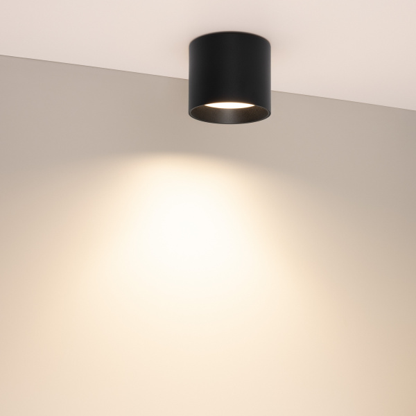 Светильник SP-BISCOTTO-R90-8W Warm3300-MIX (BK, 80 deg, 230V) (Arlight, IP54 Металл, 5 лет)