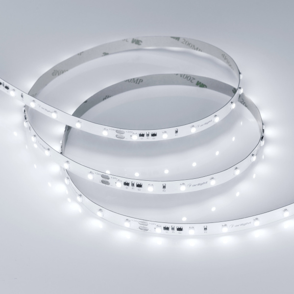 Лента RT-10000 24V White6000 (3528, 60 LED/m, 10m) (Arlight, 4.8 Вт/м, IP20)