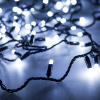 Светодиодная гирлянда ARD-STRING-CLASSIC-10000-BLACK-100LED-MILK-FLASH White (230V, 7W) (Ardecoled, IP65)