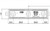 Модуль герметичный LFU-3SW 12V Cool White (LED FOR YOU Co., Ltd., Закрытый)