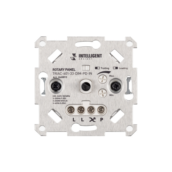 INTELLIGENT ARLIGHT Роторная панель TRIAC-601-33-DIM-PD-IN (230V, 1x1A, Механизм) (IARL, IP20 Металл, 3 года)