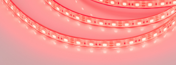 Лента герметичная RTW-PFS-B60-13mm 12V Red (14.4 W/m, IP68, 5060, 5m) (Arlight, 14.4 Вт/м, IP68)