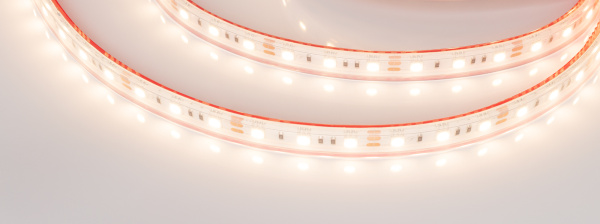 Лента RTW 2-5000PS 12V Warm3000 2x (5060, 300 LED, LUX) (Arlight, 14.4 Вт/м, IP67)
