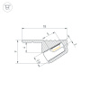 Профиль SL-MINI-SHELF-H9-2000 ANOD OLIVE GREY (Arlight, Алюминий)
