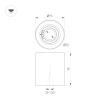 Светильник SP-ACENTO-R95-10W Warm3000 (BK, 20-45 deg, 230V) (Arlight, IP20 Металл, 5 лет)