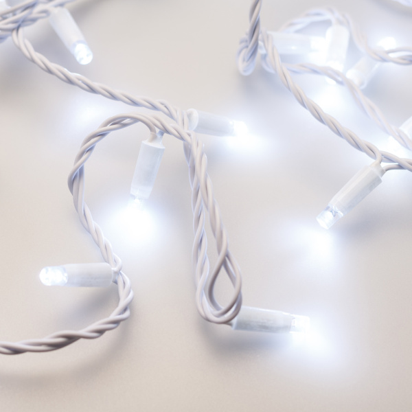 Светодиодная гирлянда ARD-STRING-PRO-10000-WHITE-100LED-STD WHITE (230V, 7W) (Ardecoled, IP65)