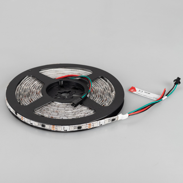 Лента SPI-5000SE-5060-60 12V Cx3 RGB (10mm, 14.4W/m, IP65) (Arlight, Закрытый, IP65)