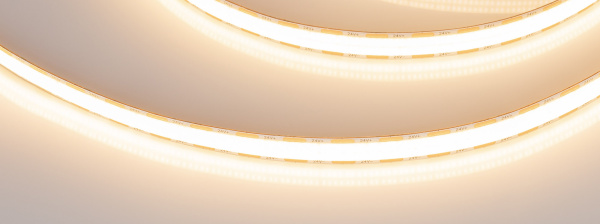 Лента COB-X1088-12mm 24V Warm3000 (22 W/m, IP20, 5m) (Arlight, 5 лет)