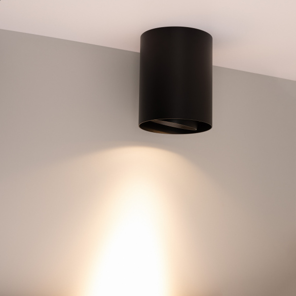 Светильник SP-FOCUS-R132-24W Warm3000 (BK, 15 deg, 230V) (Arlight, IP54 Металл, 5 лет)