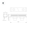 Светодиодный прожектор AR-LINE-500XS-6W-220V Day (Grey, 30 deg) (Arlight, IP65 Металл, 3 года)