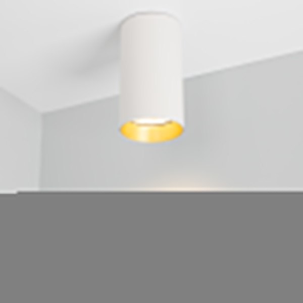 Светильник накладной SP-POLO-R85-1-15W Warm White 40deg (White, Gold Ring) (Arlight, IP20 Металл, 3 года)