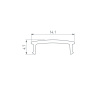 Экран ARH-DECORE-S12 Flat Clear (Arlight, Пластик)