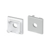 Заглушка SL-KANT-H16-S10 SQUARE с отверстием (Arlight, Пластик)
