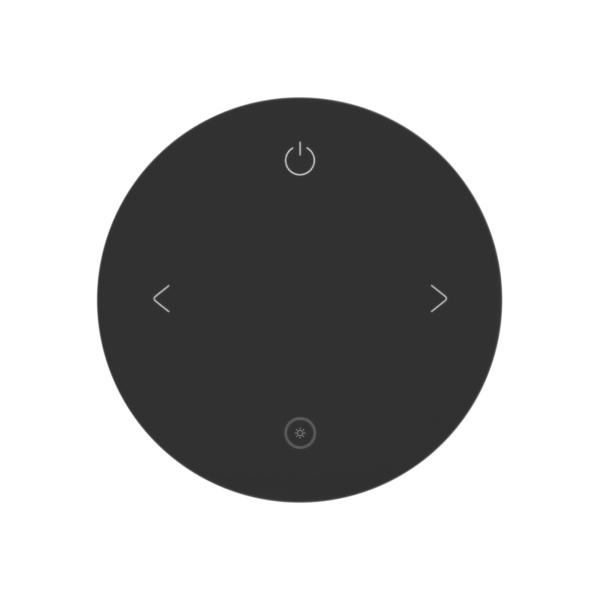 INTELLIGENT ARLIGHT Пульт SMART-801-22-1G-DIM Black (3V, Magnet, 2.4G) (IARL, IP20 Пластик, 5 лет)