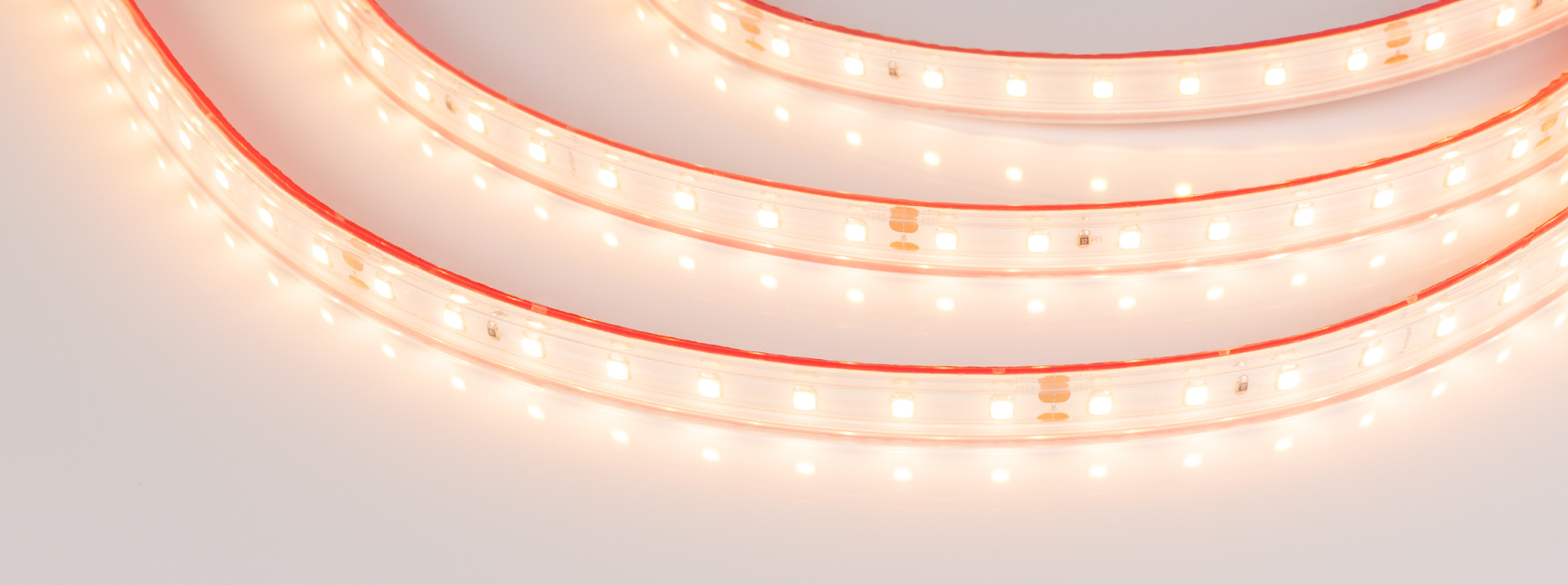 Лента RTW 2-5000PS 24V Warm2700 (2835, 80 LED/m, LUX) (Arlight, 6 Вт/м, IP67)