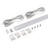 Набор для светодиодной подсветки ARL-KIT-SLIM-FC 24V Warm3000 (14 W/m, IP20, 2m) (Arlight, Алюминий+пластик)