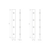 Комплект коннекторов MAG-CON-2540-UP-SIDE (BK) (Arlight, Металл)