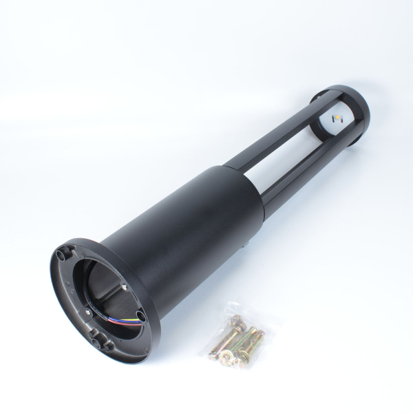 Уличный светильник столбик JH-BD-B14 DHL34 (220V, 7W, черный корпус, 600mm, IP65, warm white)