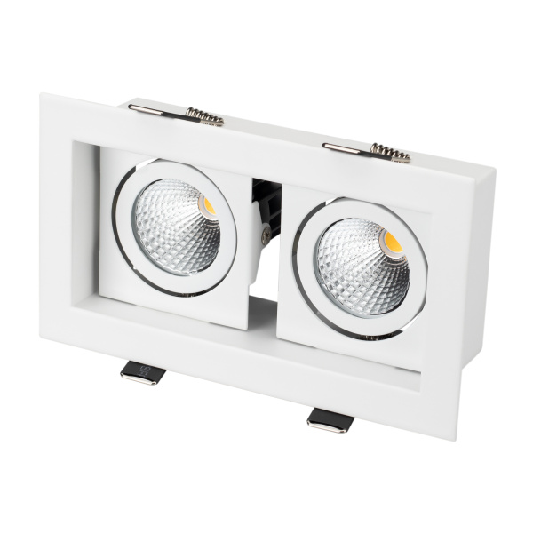 Светильник CL-KARDAN-S180x102-2x9W White (WH, 38 deg) (Arlight, IP20 Металл, 3 года)