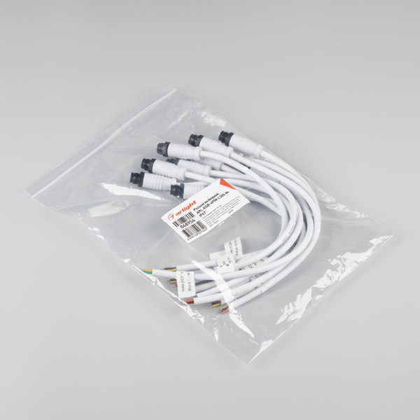 Разъем выводной ARL-RGB-4PIN-L300-M-IP67 (Arlight, -)