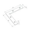 Соединитель профиля SL-COMFORT-3551-90 Set (Arlight, Металл)