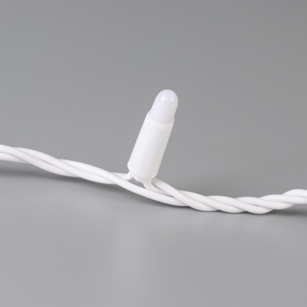 Светодиодная гирлянда ARD-STRING-CLASSIC-10000-WHITE-100LED-MILK-FLASH Warm (230V, 7W) (Ardecoled, IP65)