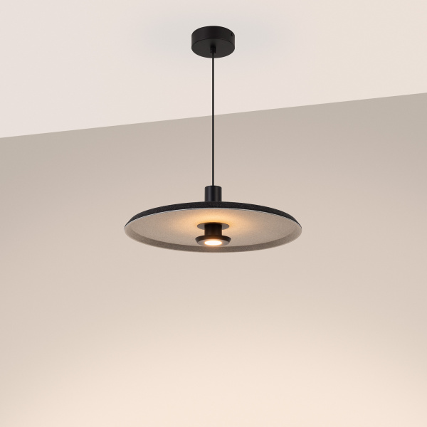 Светильник SP-KOTARO-R450-12W Warm3000 (BK-GR, 36 deg, 230V, TRIAC) (Arlight, IP20)